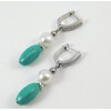 Earrings &quot;Turquoise majesty&quot; Turquoise, Majorca