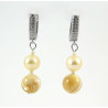 Earrings "Princess of the sea" Pearls, Mother of pearl