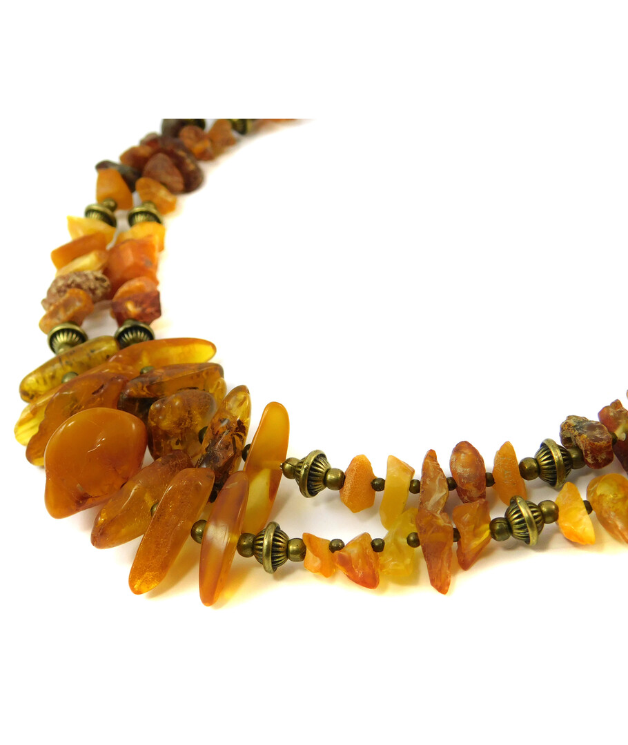 Necklace "Breskul" Amber