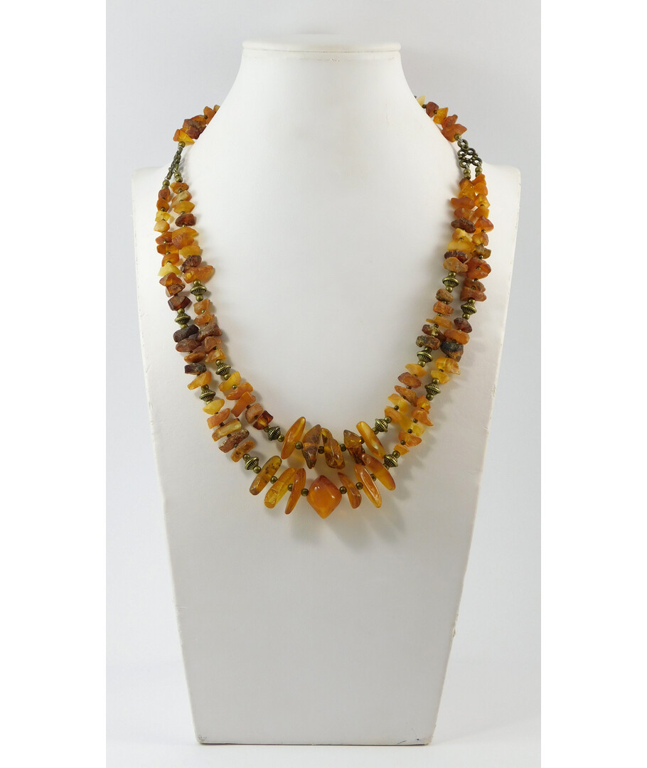 Necklace "Breskul" Amber