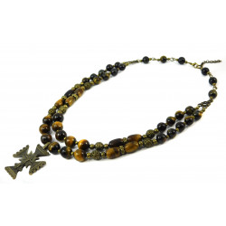 "Theon" Tiger's Eye necklace