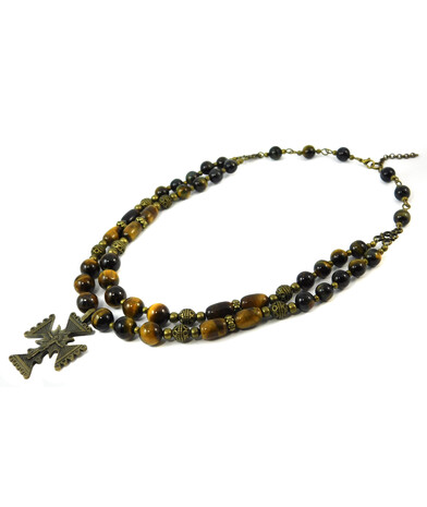 "Theon" Tiger's Eye necklace