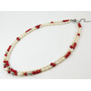 Necklace &quot;Unearthly&quot; Pearls, Coral