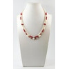 Necklace &quot;Unearthly&quot; Pearls, Coral