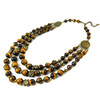 Necklace &quot;Tom&quot; Tiger&#039;s eye