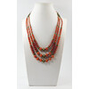 Necklace &quot;Russia&quot; Orange coral