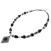 Necklace &quot;Monument&quot; Agate, Hematite