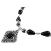 Necklace &quot;Monument&quot; Agate, Hematite