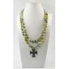 Necklace &quot;Gwendeline&quot; Jadeite