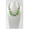 Necklace &quot;New Spring&quot; Jadeite, Selenite, Prenite