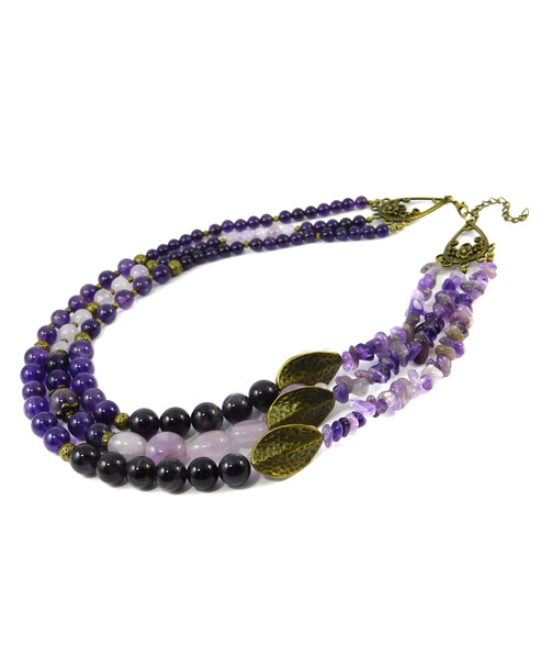 Necklace "Mysterious Stranger" Amethyst