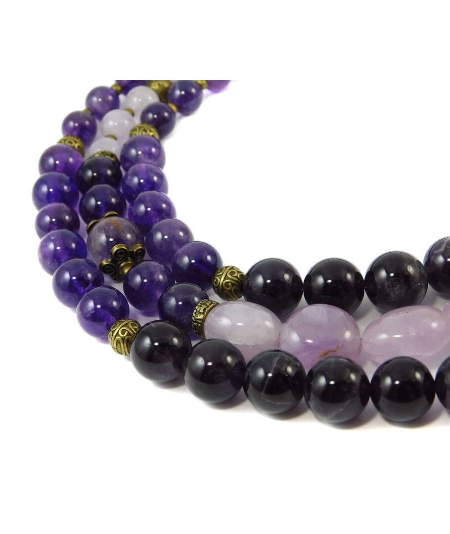 Necklace "Mysterious Stranger" Amethyst