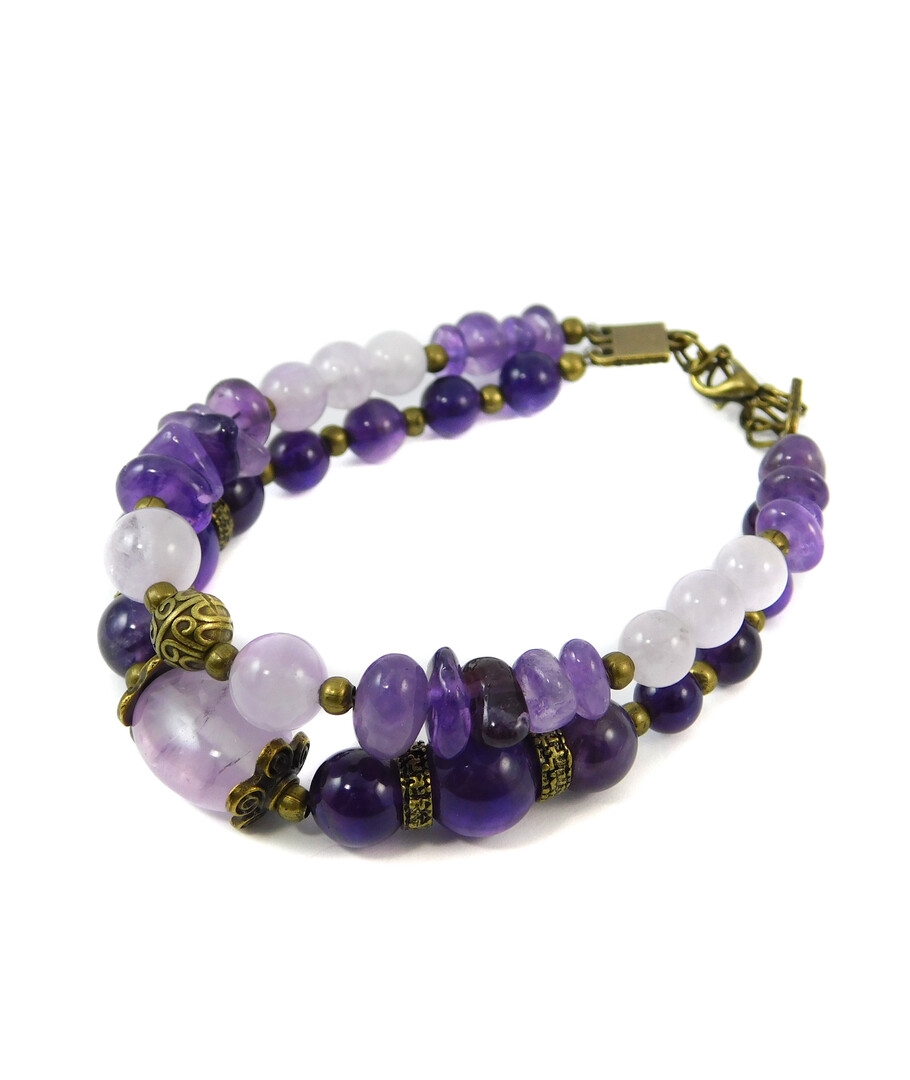 Bracelet "Mysterious Stranger" Amethyst