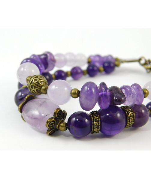 Bracelet "Mysterious Stranger" Amethyst