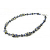 Necklace &quot;Blue Symphony&quot; Obsidian, Lapis lazuli, Labrador