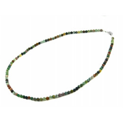 Exclusive necklace made of jasper, silver