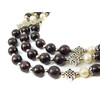 Necklace &quot;Geneva&quot; Garnet, Pearls