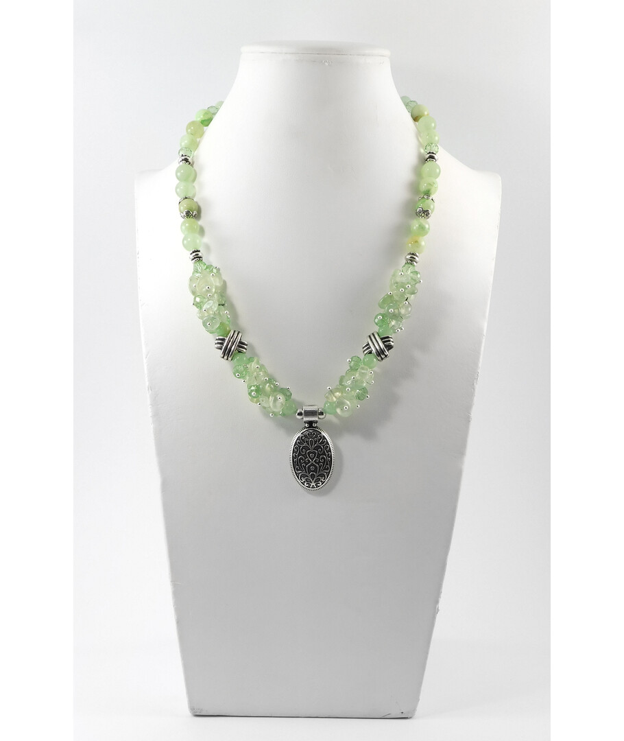 Necklace "Tulip" Onyx, Prenit crumb