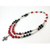 Necklace &quot;Lilian&quot; Coral galotvka, Shungite press, shells Skafarki