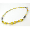 Necklace &quot;Raminchik&quot; Citrine, Blue quartz