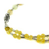 Necklace &quot;Raminchik&quot; Citrine, Blue quartz