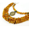 Necklace &quot;Persephone&quot; Amber, Coral