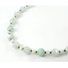 Necklace &quot;Blue Virgin&quot; Aquamarine, Adular facet