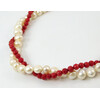 Necklace &quot;Breath of Love&quot; Pearls, Coral