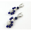 Earrings &quot;Kiss of heaven&quot; Kahalong, lapis lazuli