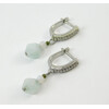 Earrings &quot;Blue Maiden&quot; Aquamarine, Adular