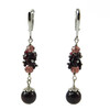 Earrings &quot;Tulip&quot; Pomegranate