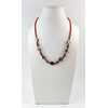 Necklace &quot;Alison&quot; Coral, Heliotis