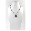 Necklace &quot;Silk&quot; Amethyst, Kunzite