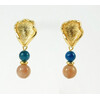 Earrings &quot;Mirabella&quot; Sunstone, Apatite