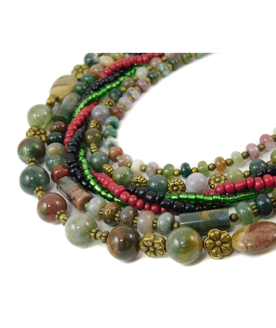 Necklace "Cheremosh" Jasper