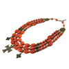 Necklace &quot;Budapest&quot; Sponge coral