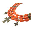 Necklace &quot;Budapest&quot; Sponge coral