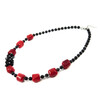 Necklace &quot;Wolf Berries&quot; Coral, Agate