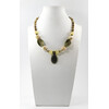 Necklace &quot;Karakum&quot; Mother of pearl, citrine, jasper