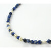 Necklace &quot;Sabina&quot; sodalite, lapis lazuli, pearls, silver