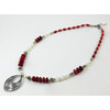 Necklace &quot;Nimue&quot; Mother of pearl, Coral