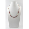 Necklace &quot;Land of Oz&quot; Ruby, Pearls, silver