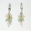 Earrings &quot;Grape&quot; Morganite