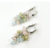 Earrings &quot;Grape&quot; Morganite