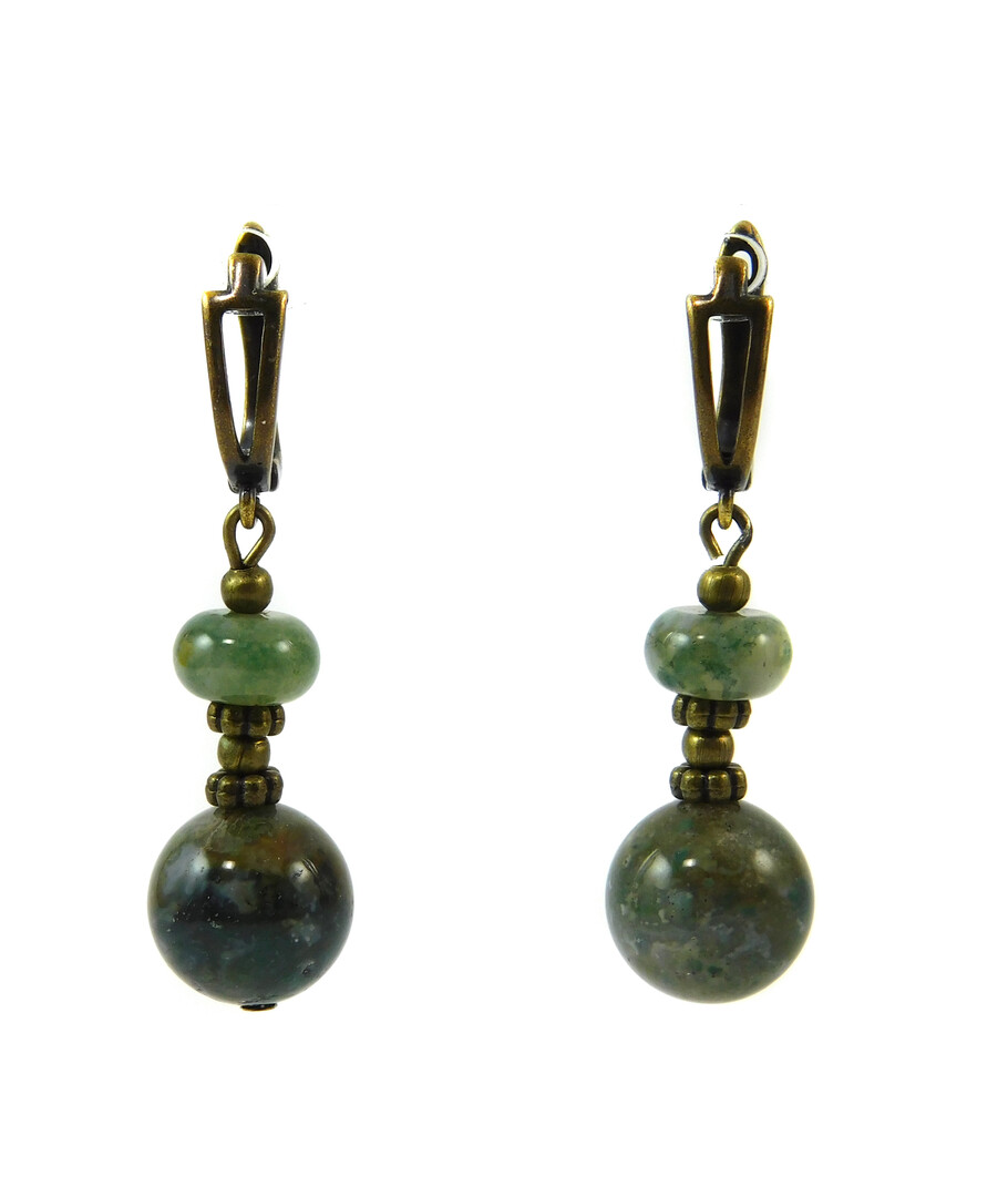 Earrings "Cheremosh" Jasper