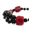 Bracelet &quot;Wolf Berries&quot; Coral, Agate