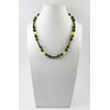 Necklace &quot;Hermes&quot; Jadeite, Cat&#039;s eye, nodule