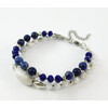 Bracelet &quot;Kiss of Heaven&quot; Kahalong, lapis lazuli, 2 rows