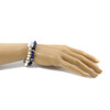 Bracelet &quot;Kiss of Heaven&quot; Kahalong, lapis lazuli, 2 rows