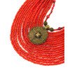 Necklace &quot;Ukrainian pearl&quot; Coral, beads